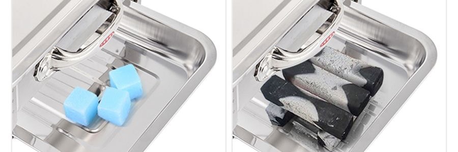 尚烤佳 烤魚爐烤肉爐 長方形不鏽鋼烤魚盤 37.5*28*12.5cm