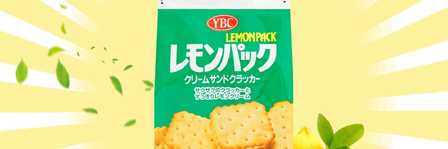 日本YBC 奶油檸檬夾心餅乾 167g