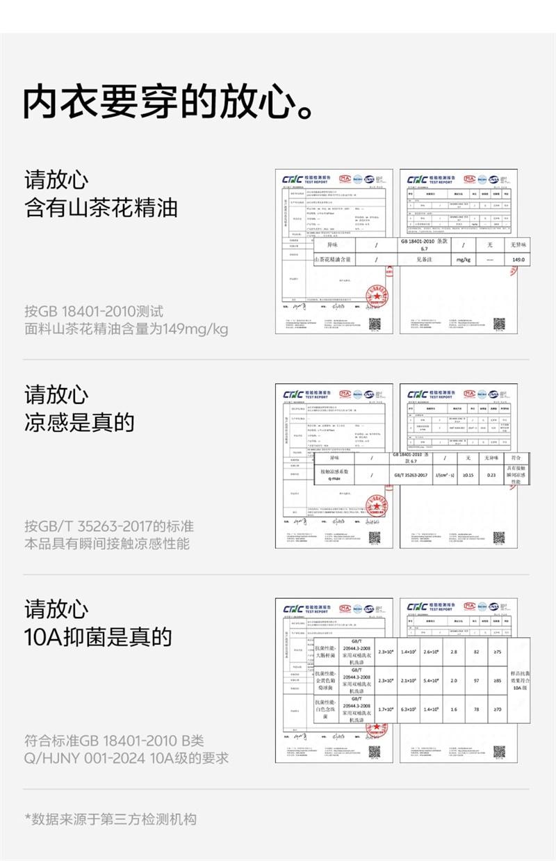 【中国直邮】 草本初色 内衣女霜奶白+梦境黑2件装S码 超薄凉感细肩带小胸聚拢无痕文胸罩