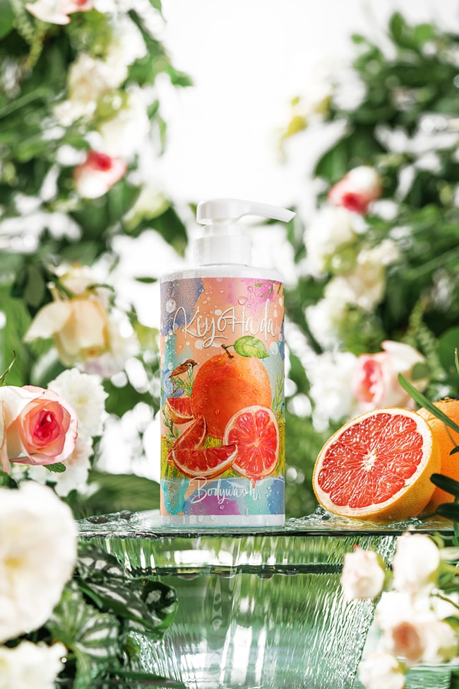 【日本直邮】KIYOHADA悦清水肌 西柚沐浴露600ml