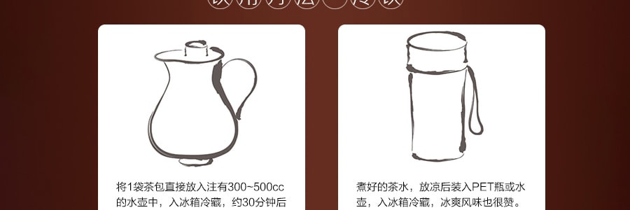【日本直邮】日本山本汉方制药 糖流茶 24包入 240g 只要美味不要糖
