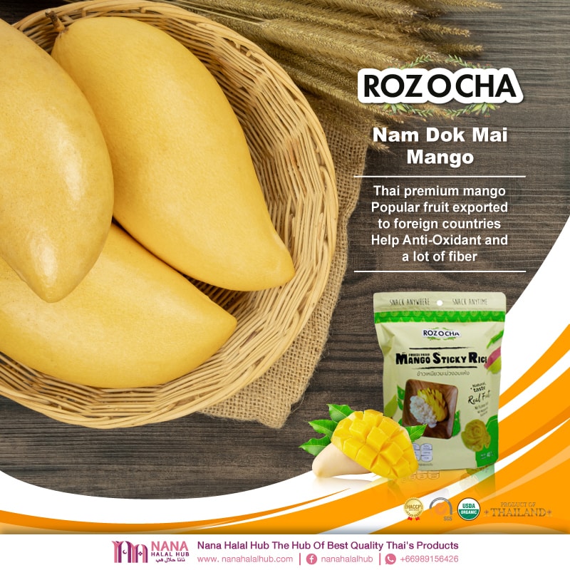 ROZOCHA 冻干芒果糯米饭  40g 泰国进口 新鲜果干 酥脆美味