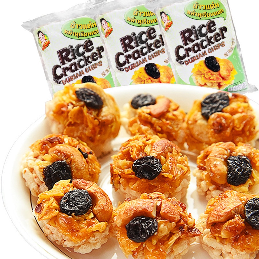 CHAINOI Rice Cracker with Durian Chips 70g