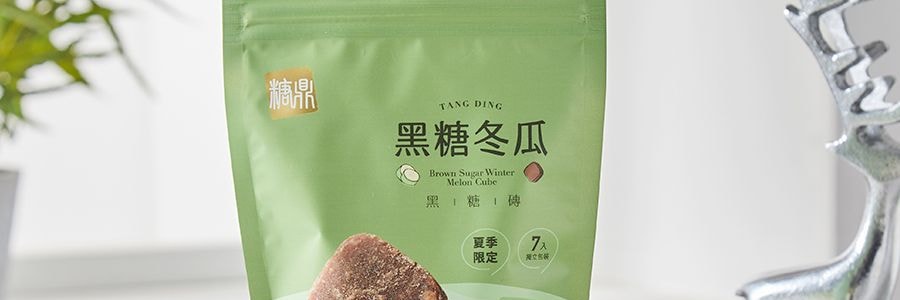 台灣糖鼎 黑糖冬瓜黑糖磚 7包入 210g