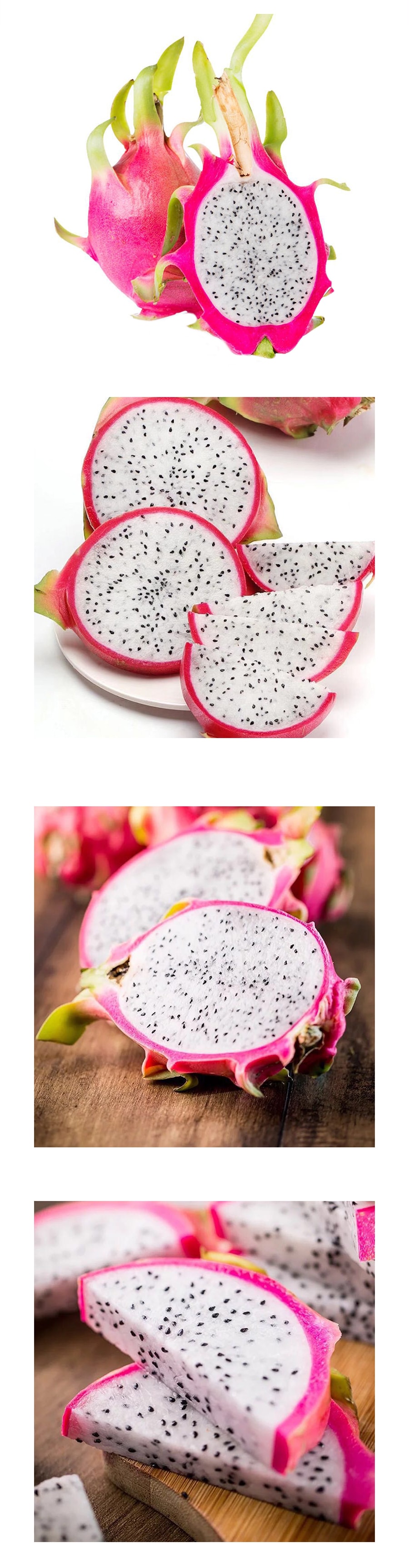 High Quality Vietnam White Dragon Fruit (Piyata)  1 piece