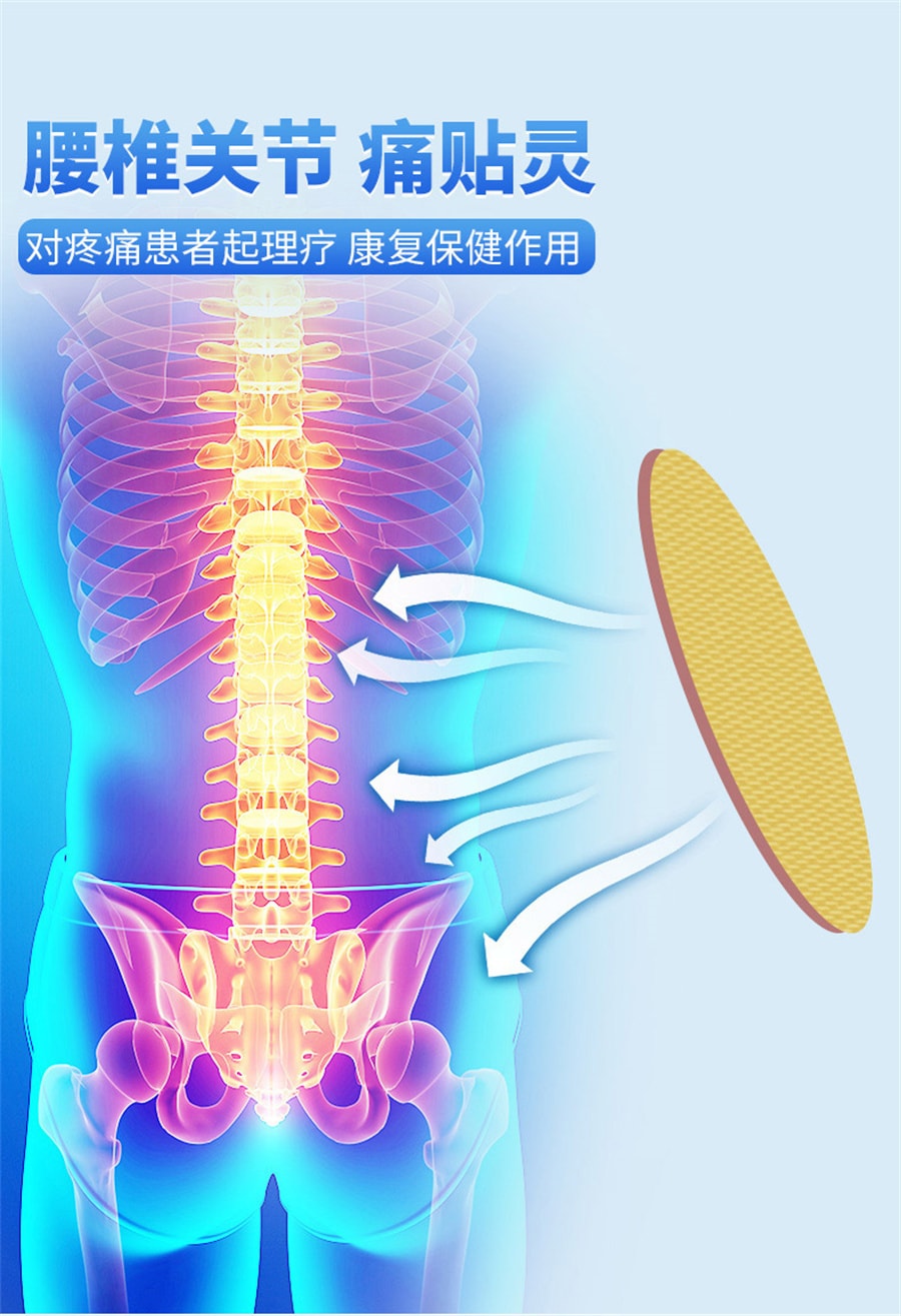 【中國直郵】白雲山 老白領痛貼靈 筋骨疼痛腰肌勞損骨質增生 1片裝