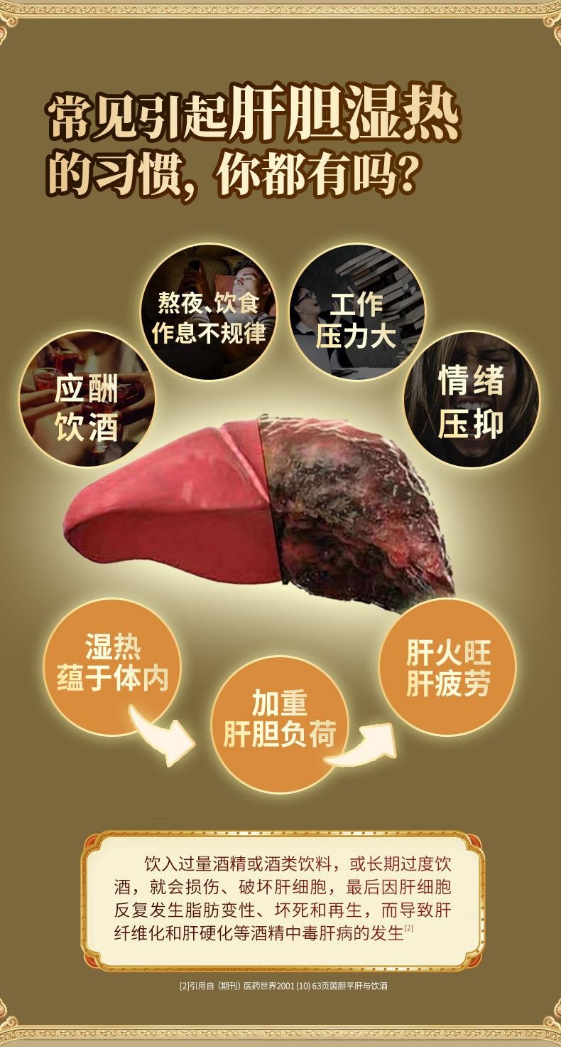 【中國直郵】 片仔癀 茵膽平肝膠囊20粒*2盒 保肝護肝片龍膽瀉肝口臭解酒藥藥脂肪肝膽用藥