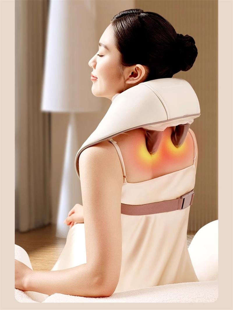 【中国直邮】 倍轻松 肩颈按摩仪揉捏斜方肌颈椎按摩器脖子N5mini 1台