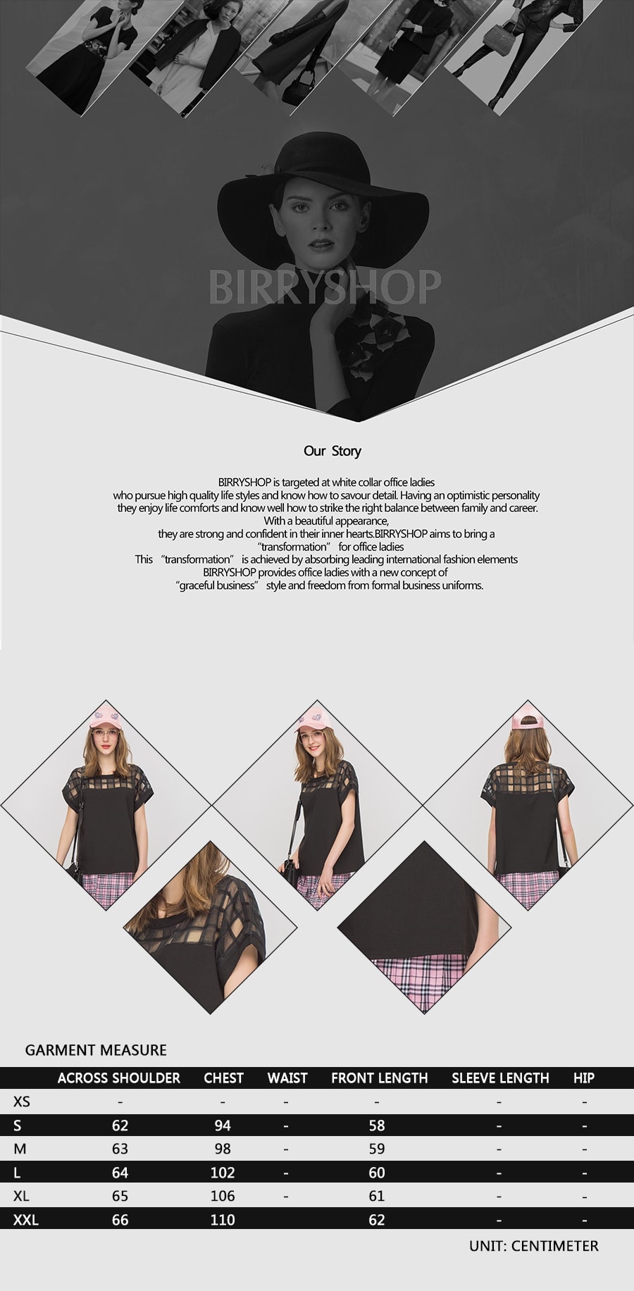 Lattice chiffon coat XXL