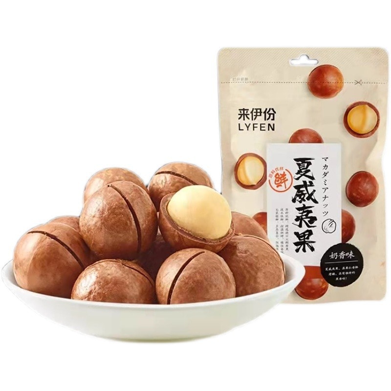 【中国直邮】 来伊份 夏威夷果100g*2包