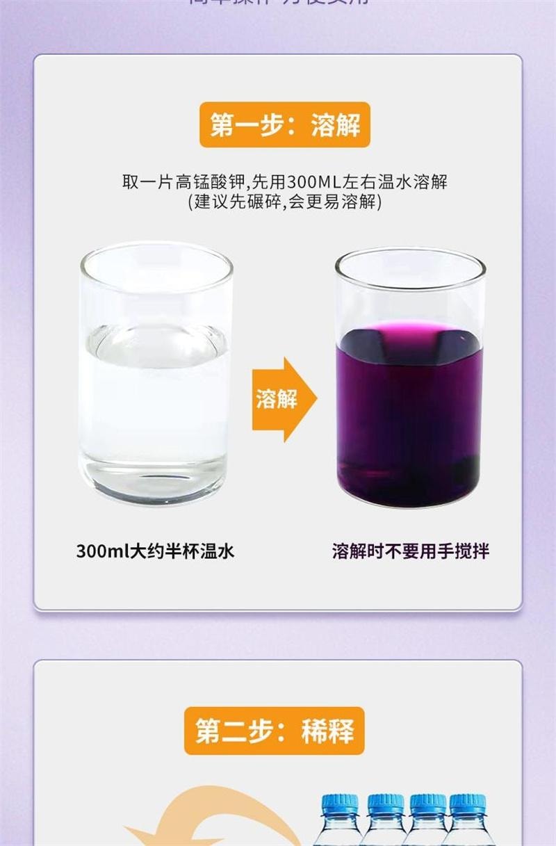 舒奈美 美国  高锰酸钾片外用坐浴妇科痔疮专用消毒医用植物杀菌鱼高猛酸钾泡脚 0.2g/片×24片