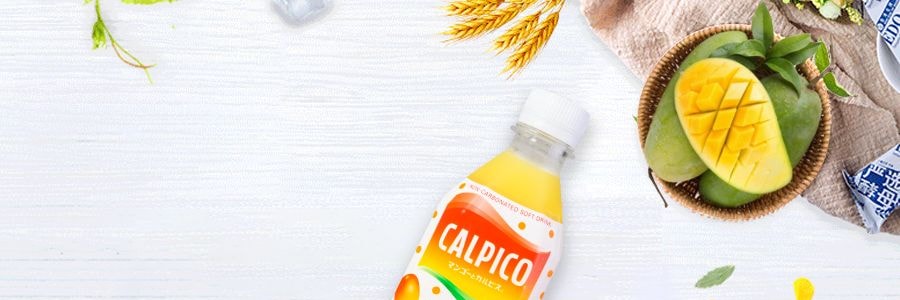 日本CALPICO 無碳酸天然乳酸菌飲品 芒果口味 500ml