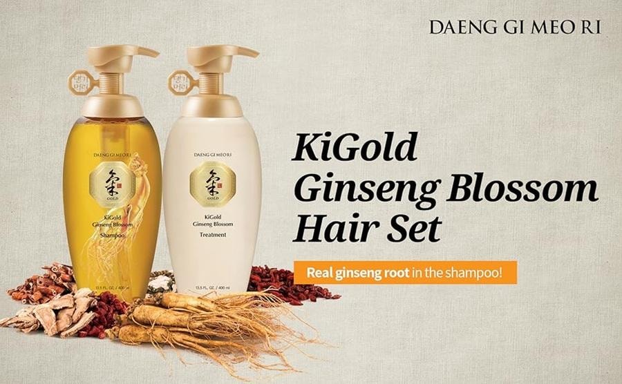 韓國 DAENG GI MEO RI Ki Gold 人參花護髮套裝(洗髮精、護髮素)各 400 毫升 800 毫升套裝