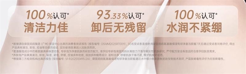 【中国直邮】  袋鼠妈妈 洁颜蜜氨基酸洗面奶洁面控油紧致洗卸养肤合一 120ml