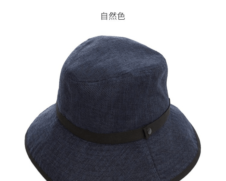 COGIT||PRECIOUS UV 宽帽檐可折叠防晒帽||靛蓝色 头围56-58cm