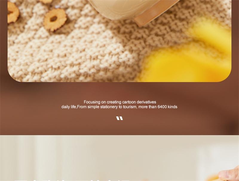 【中国直邮】 日本 LINE FRIENDS 冷水壶杯子陶瓷凉水壶水杯耐热高温  BROWN款 三件套