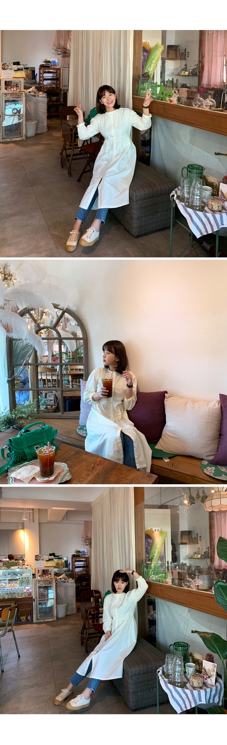 【韩国直邮】IMVELY 迷你编织耳环 金色 均码