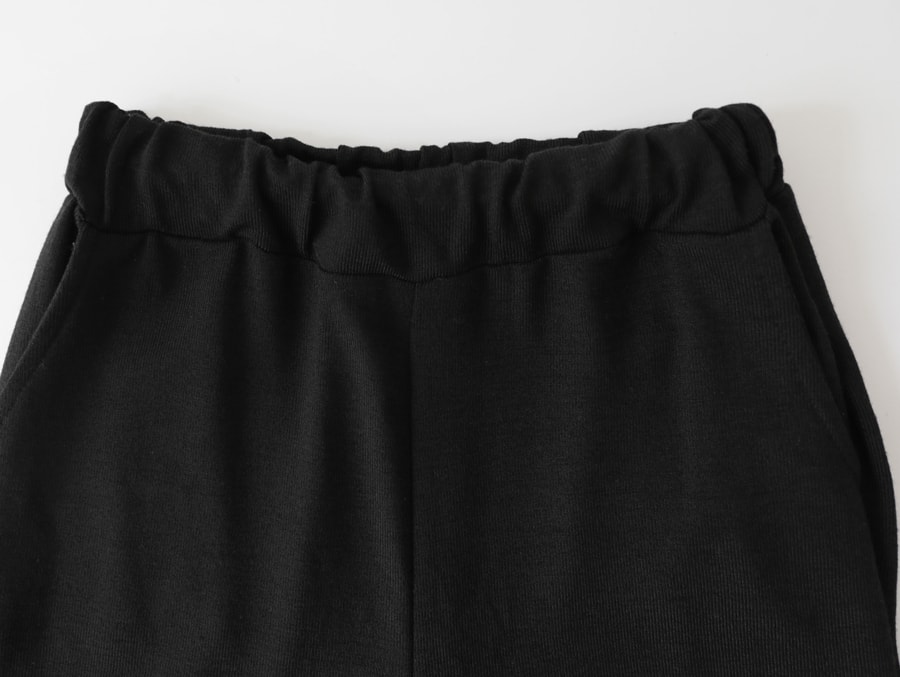 【韩国直邮】CHERRYKOKO 舒适棉露脐阔腿裤运动瑜伽散步出游休闲套装 黑色 free