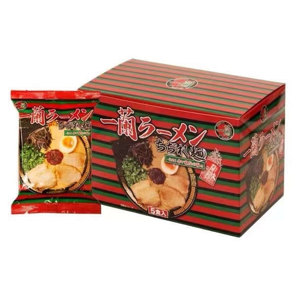 【日本直郵】日本一蘭拉麵 原味經典豚骨濃湯拉麵 單包 132g 1包