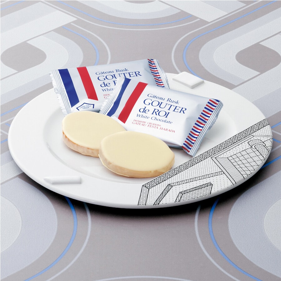 【日本直效郵件】GATEAU FESTA HARADA 法國 奶油烤麵包片 季節限定 白巧克力口味 9枚裝