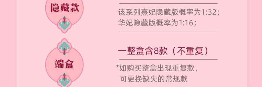《甄嬛传》官方系列 甄嬛传盲盒手办摆件 整盒含8个