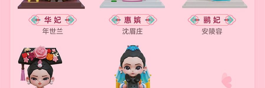 《甄嬛传》官方系列 甄嬛传盲盒手办摆件 整盒含8个