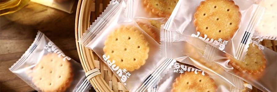 冬己 鹹蛋黃麥芽餅 夾心小圓餅乾 258g