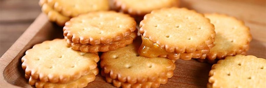 冬己 鹹蛋黃麥芽餅 夾心小圓餅乾 258g