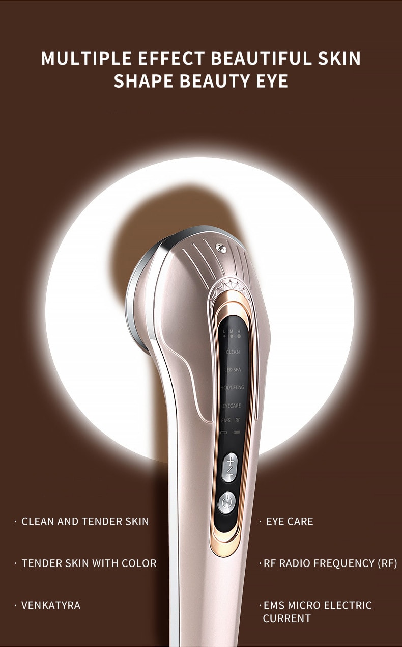 K·SKIN金稻 射頻美容儀臉部 紅綠紫光子嫩膚儀 提拉緊緻 淡化細紋臉部 導入美顏儀 KD9905