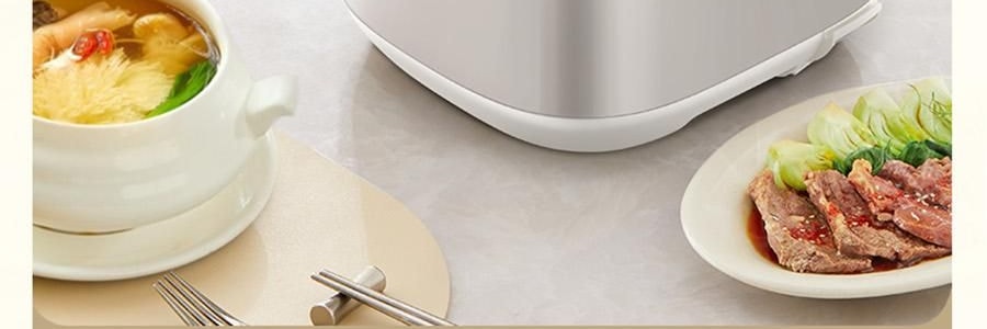 【亚米独家】BEAR小熊 铁釜电饭煲3L  防溢易清洁 微压烹饪 0 氟健康不粘煮饭锅 RC-5L30A19