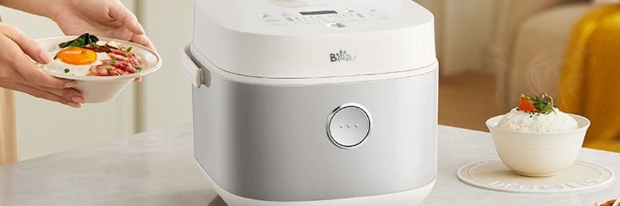 【亚米独家】BEAR小熊 铁釜电饭煲3L  防溢易清洁 微压烹饪 0 氟健康不粘煮饭锅 RC-5L30A19