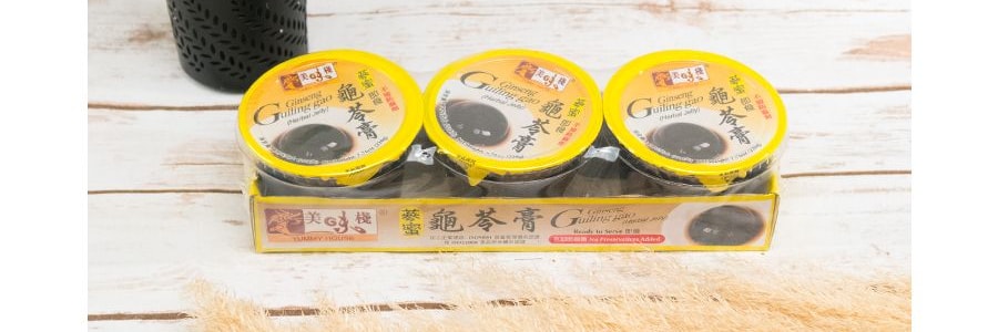 香港美味棧 參蜜龜苓膏 3杯裝 660g