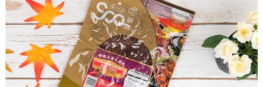 加拿大SOO獅牌 牛肉乾 特辣五香味 170g