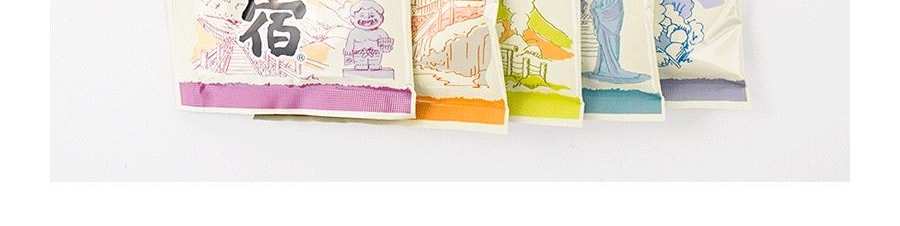 日本扶桑化學FUSO 藥用入浴劑 露天的宿藥用泡澡包 10包入 改善體涼腳涼 5種香味各2包