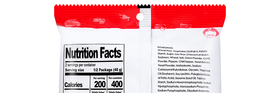 台灣維度 張雅小妹妹 點心面 日式串燒燒烤味 80g 新舊包裝隨發