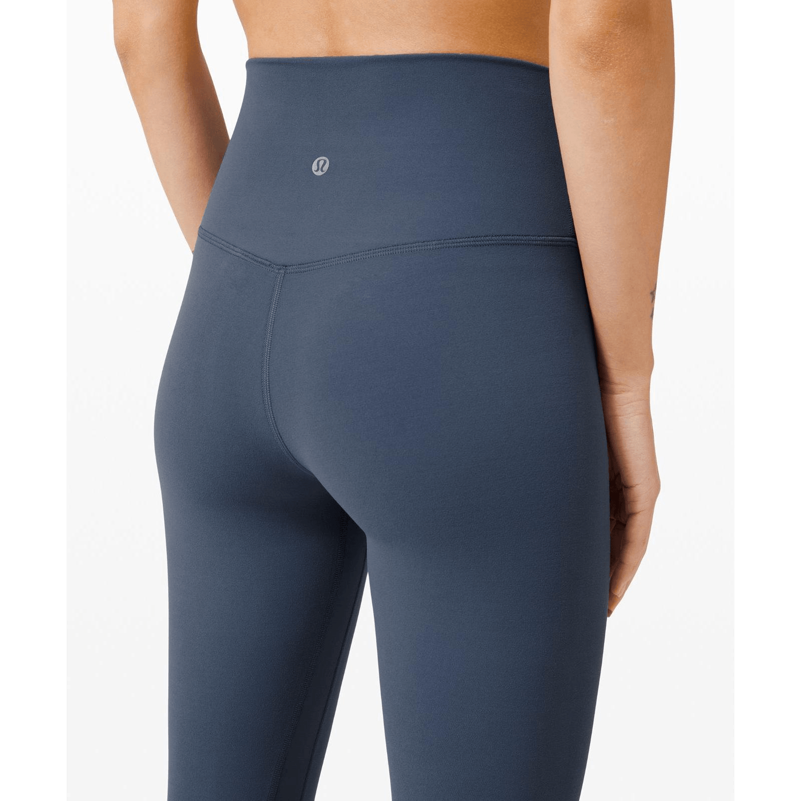 LULULEMON||Align女士运动高腰紧身裤24"裸感瑜伽亚洲版型||Iron Blue S LW5CRDA