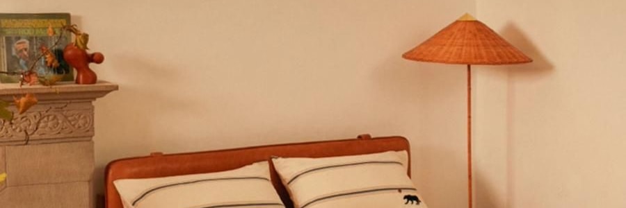 THEBEAST野兽派 都市野兽 黑豹全棉磨毛色织床品四件五尺230*200cm 床笠款, Full size, 米色条纹