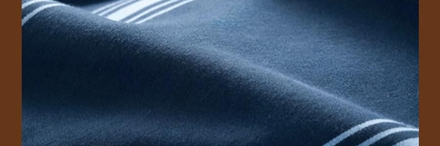 THEBEAST野兽派 都市野兽 黑豹全棉磨毛色织床品四件五尺230*200cm 床笠款, Full size, 米色条纹