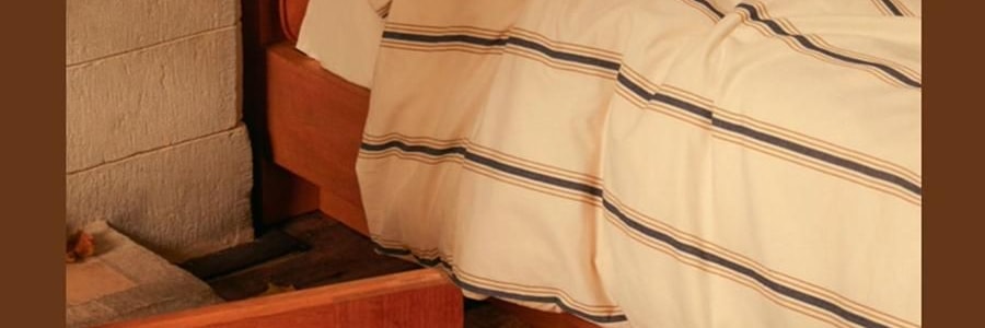 THEBEAST野兽派 都市野兽 黑豹全棉磨毛色织床品四件五尺230*200cm 床笠款, Full size, 米色条纹