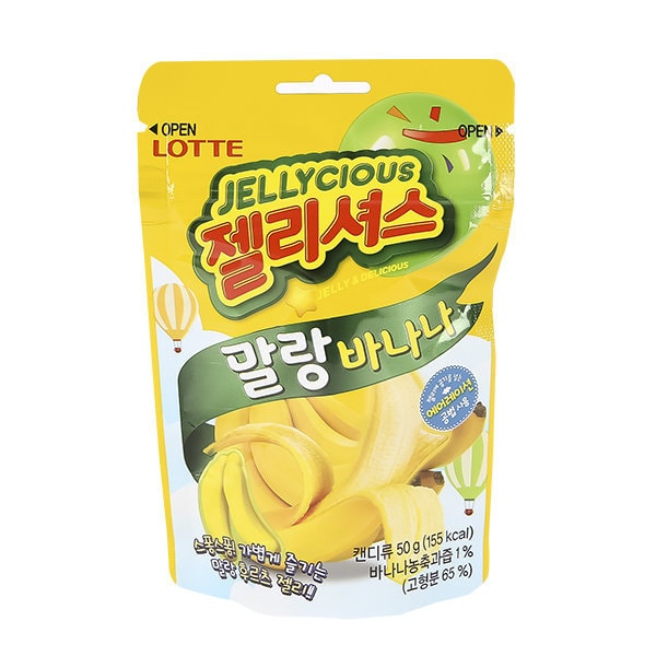 韓國LOTTE樂天 香蕉味軟糖 50g