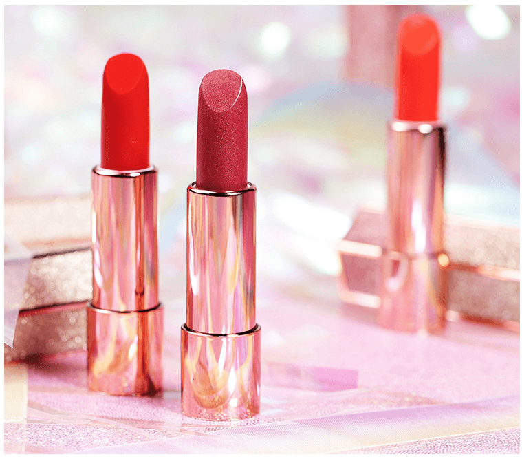 [中国直邮]莉兹LEEZI 璀璨星光魅色唇膏 滋润保湿 抖音快手小红书同款 网红唇膏口红 正红色 单支装