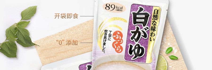日本光商 低卡白粥 89kcal 250g