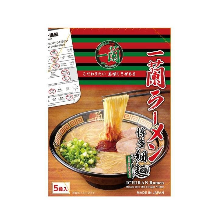 【日本直郵】日本 ICHIRAN一蘭拉麵 日式博多細麵 煮麵版 5包入