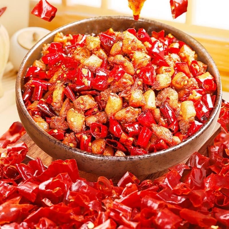 【中國直郵】 川珍 辣椒段100g瓶裝去籽去把乾辣椒節炒菜火鍋底料香辣海椒家用調味料