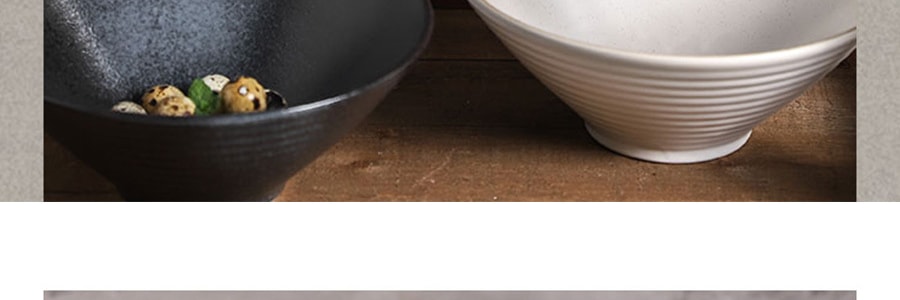 川岛屋 日式拉面碗 复古斗笠碗高级感陶瓷大碗 汤碗泡面碗面条碗 宝石蓝 23cm