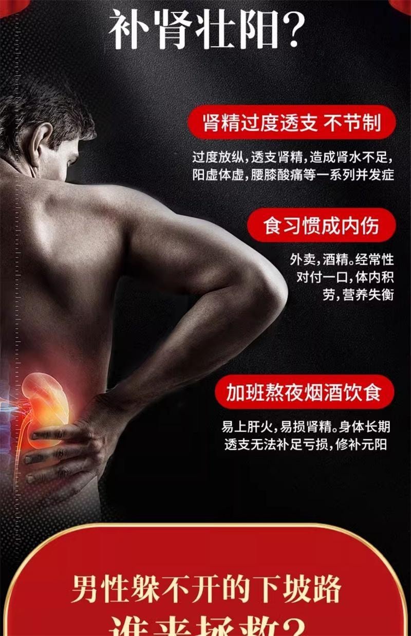 【中国直邮】 敖东 壮肾丸9g*10丸/盒补肾壮阳益气养血