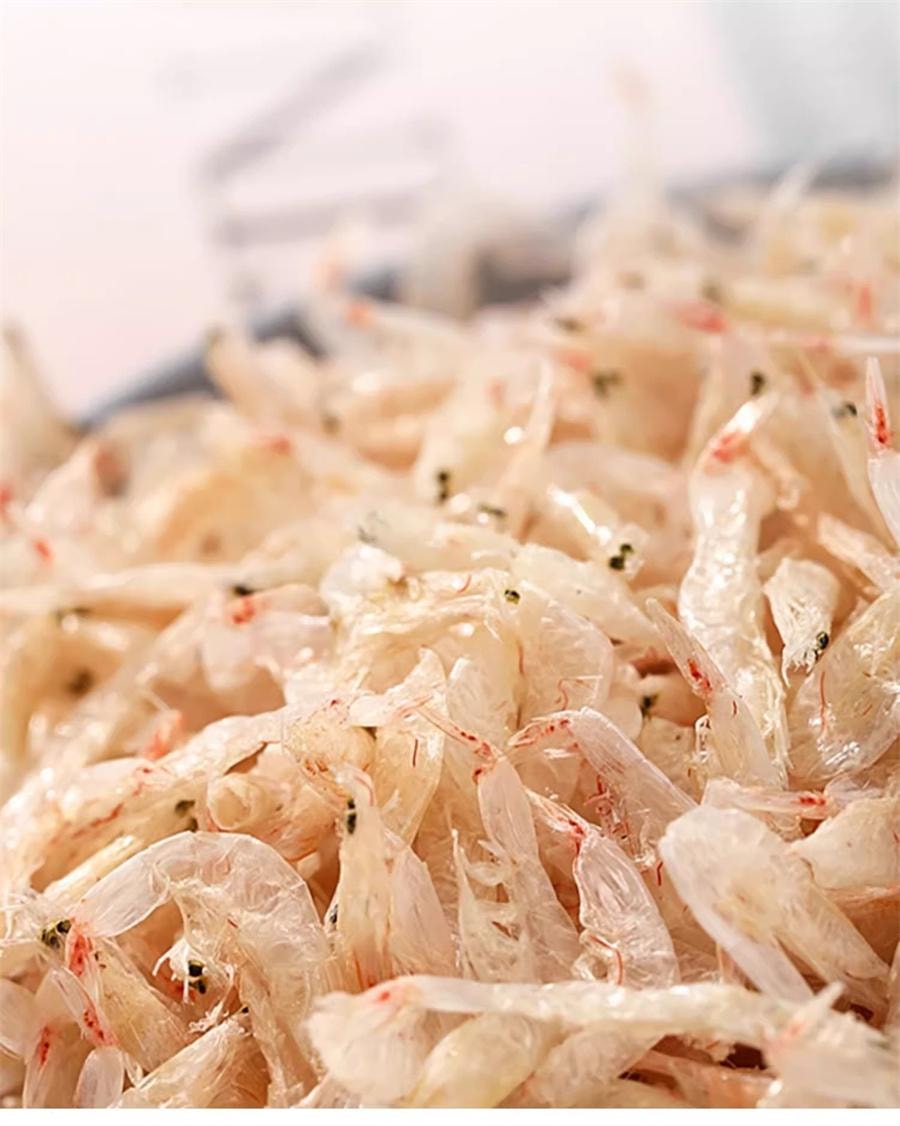 【中国直邮】 俏二丫 生晒淡干虾皮无添加盐特级儿童宝宝补钙虾皮100克/瓶