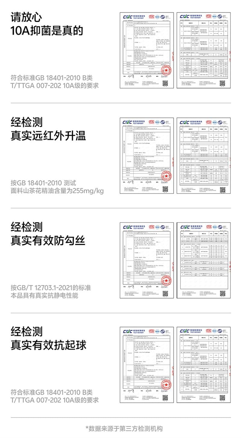【中国直邮】 草本初色 保暖内衣女薄款隐形肌底美肤衣发热秋衣+秋裤粉底肤套装 130斤-170斤1套装