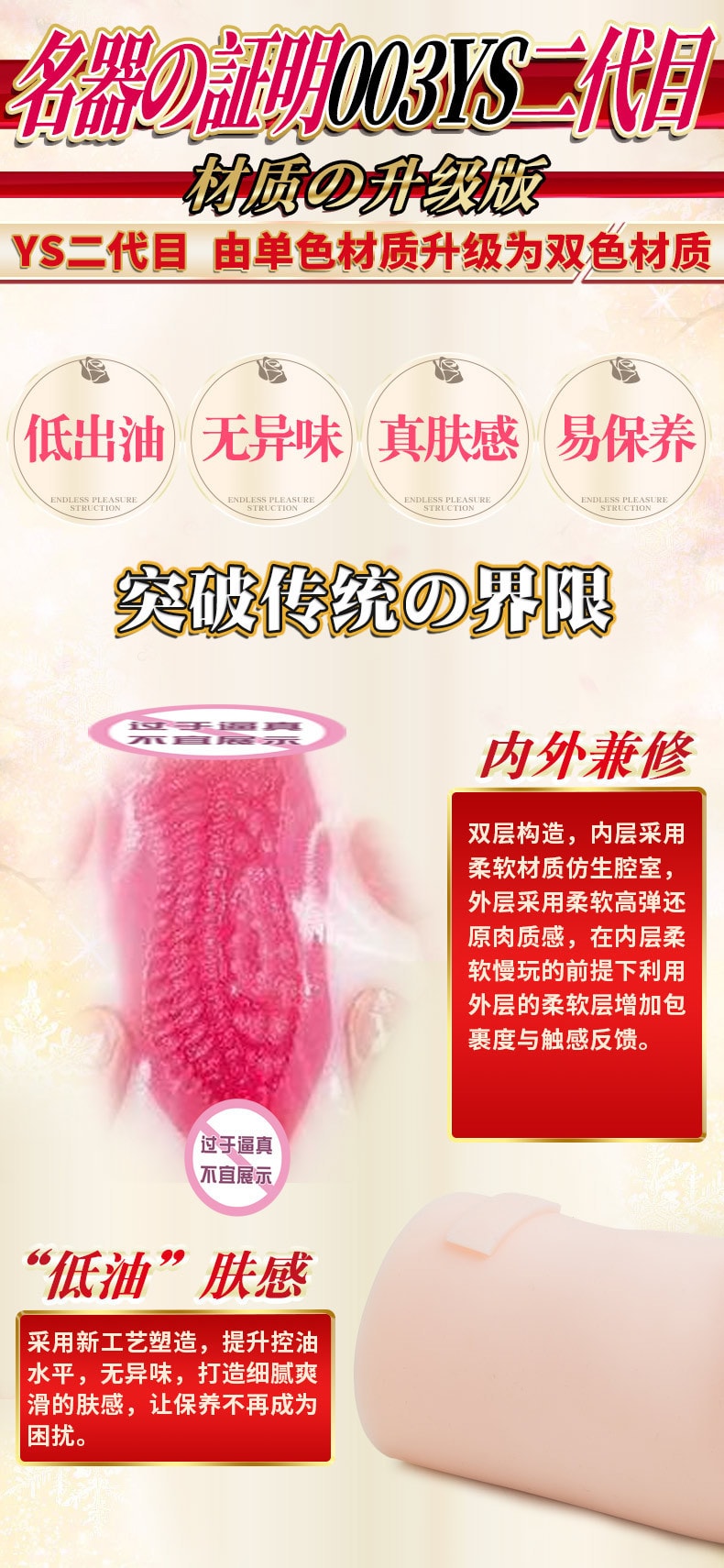 【中國直郵】NPG名器證明 二代 極上葵司款 男用飛機杯倒模 成人用品