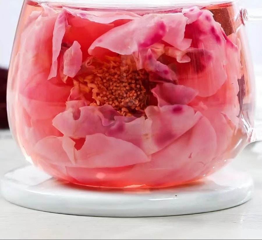 一杯一朵花 雲南凍乾大花冠 墨紅玫瑰花茶 當季頭茬 美容養顏 限量供應 32克 (約20朵±3朵)